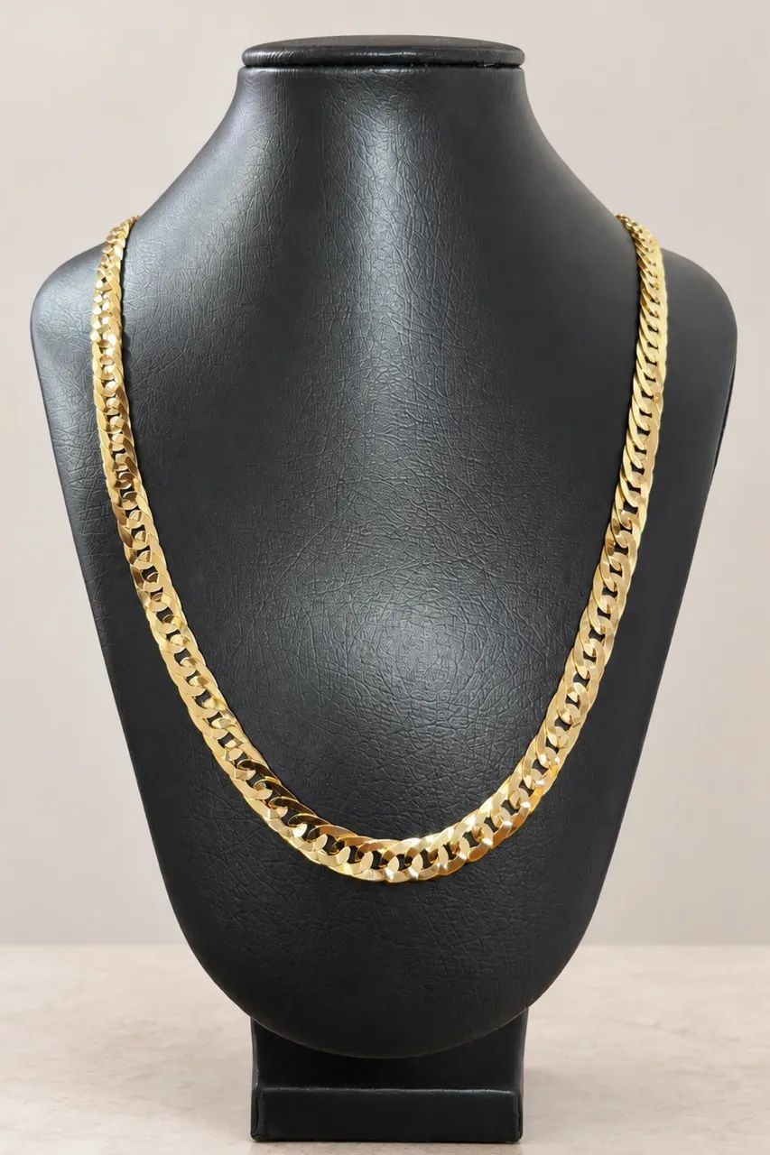 Cordão Grumet Duplo - Ouro 18k