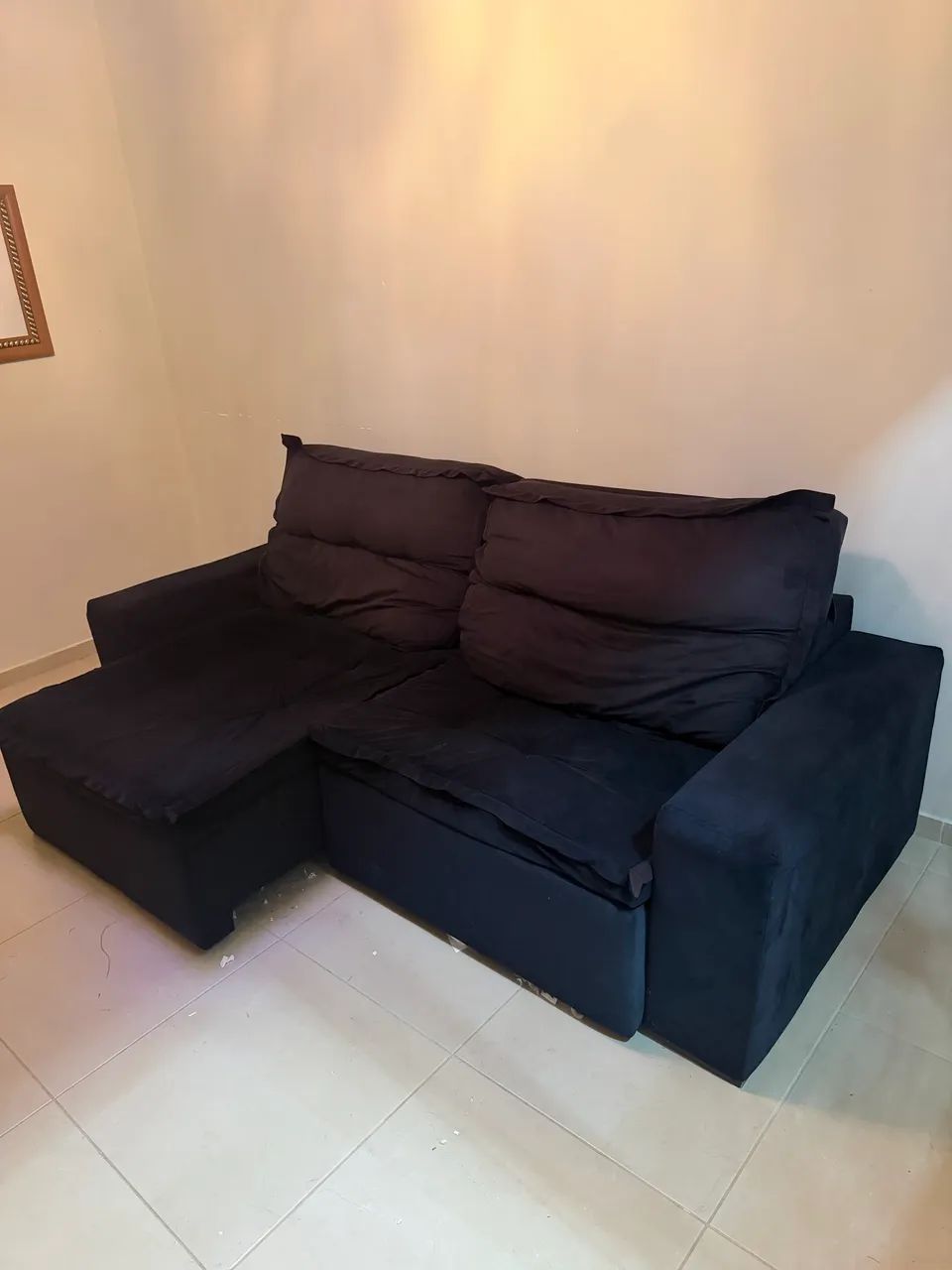 SOFÁ CAMA RETRÁTIL E RECLINÁVEL - SEMINOVO 