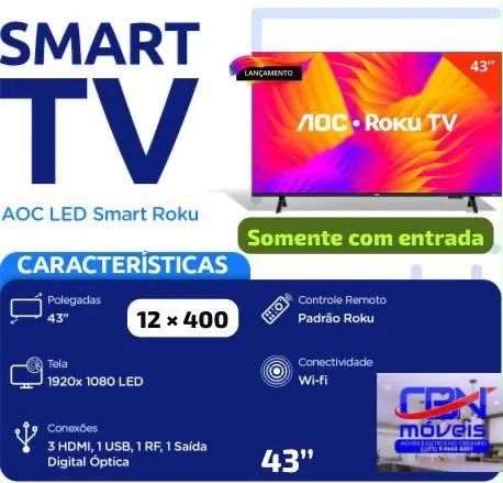 Tv smart 32 40 43 polegadas  - Foto 3