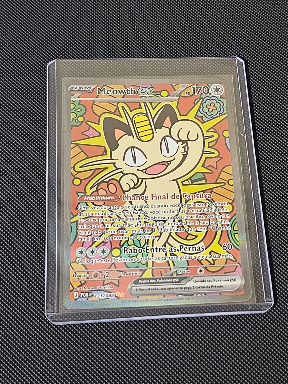 Carta pokemon Meowth ex