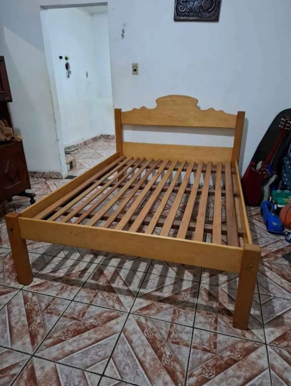 Cama de casal de madeira  - Foto 2