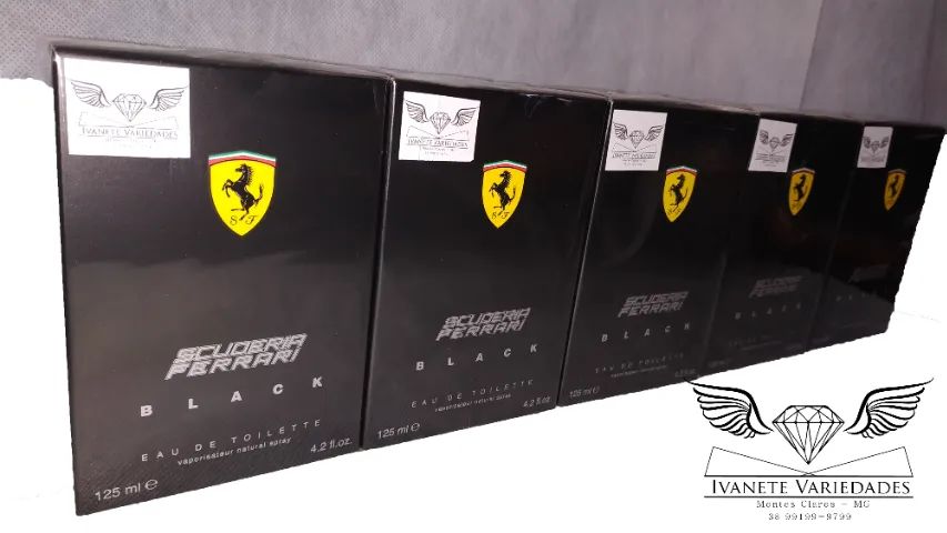 Perfume Ferrari Black EDT 125ml - Original - Foto 4