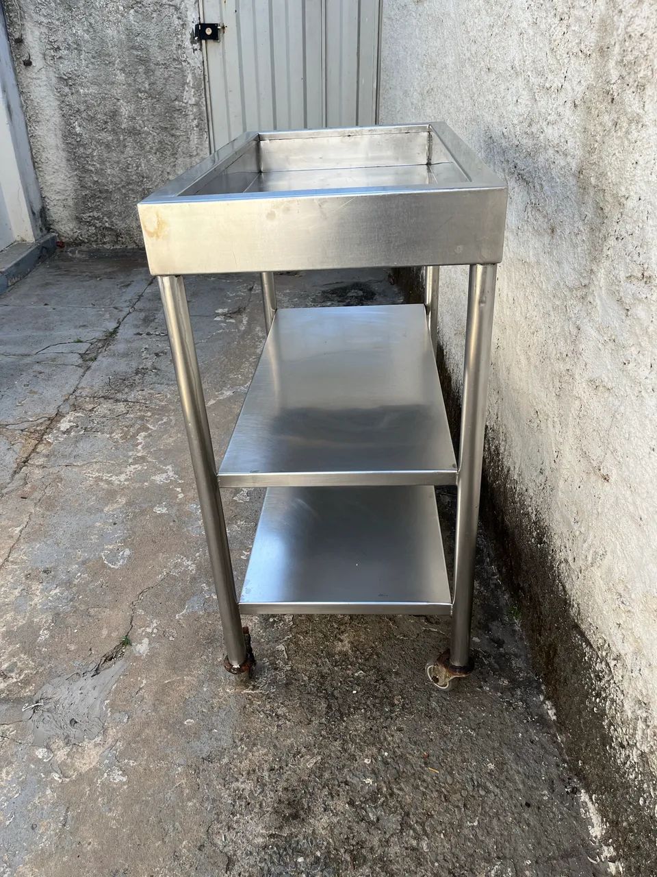 Mesa Carrinho Inox - Foto 4