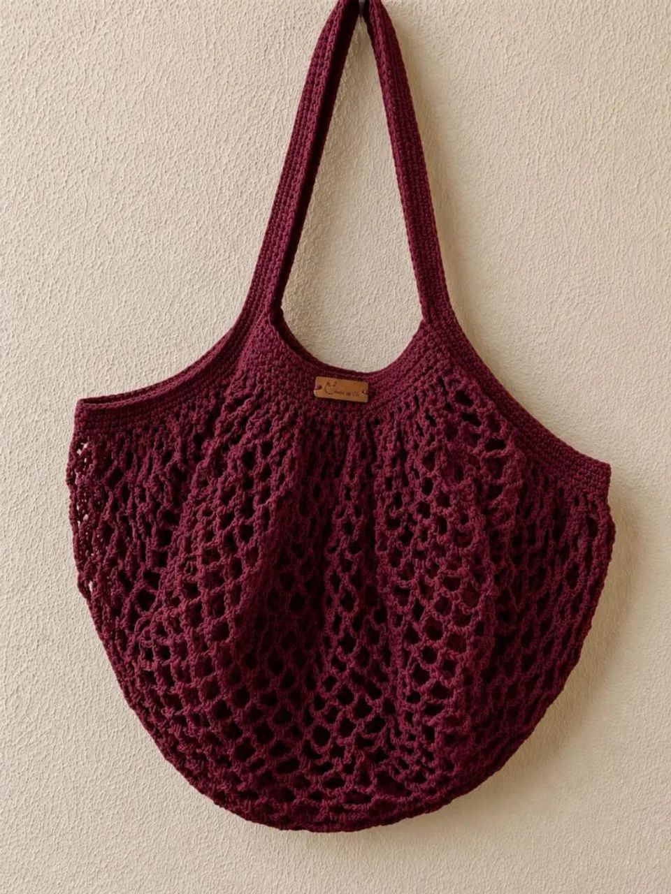 Bolsa rede de crochê  - Foto 2
