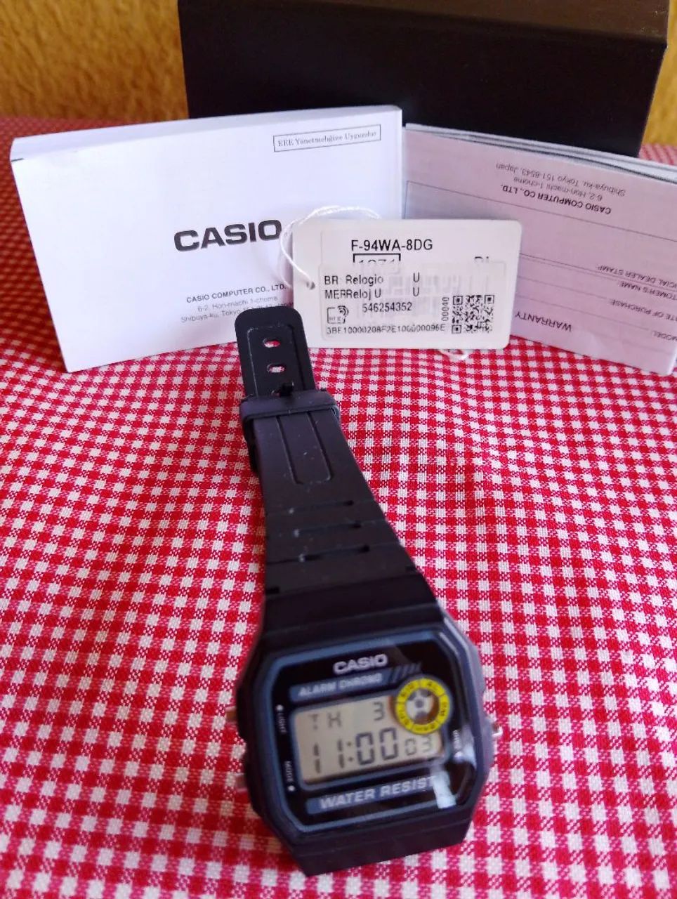 Relógio Casio digital F-94WA-8DG - Foto 2