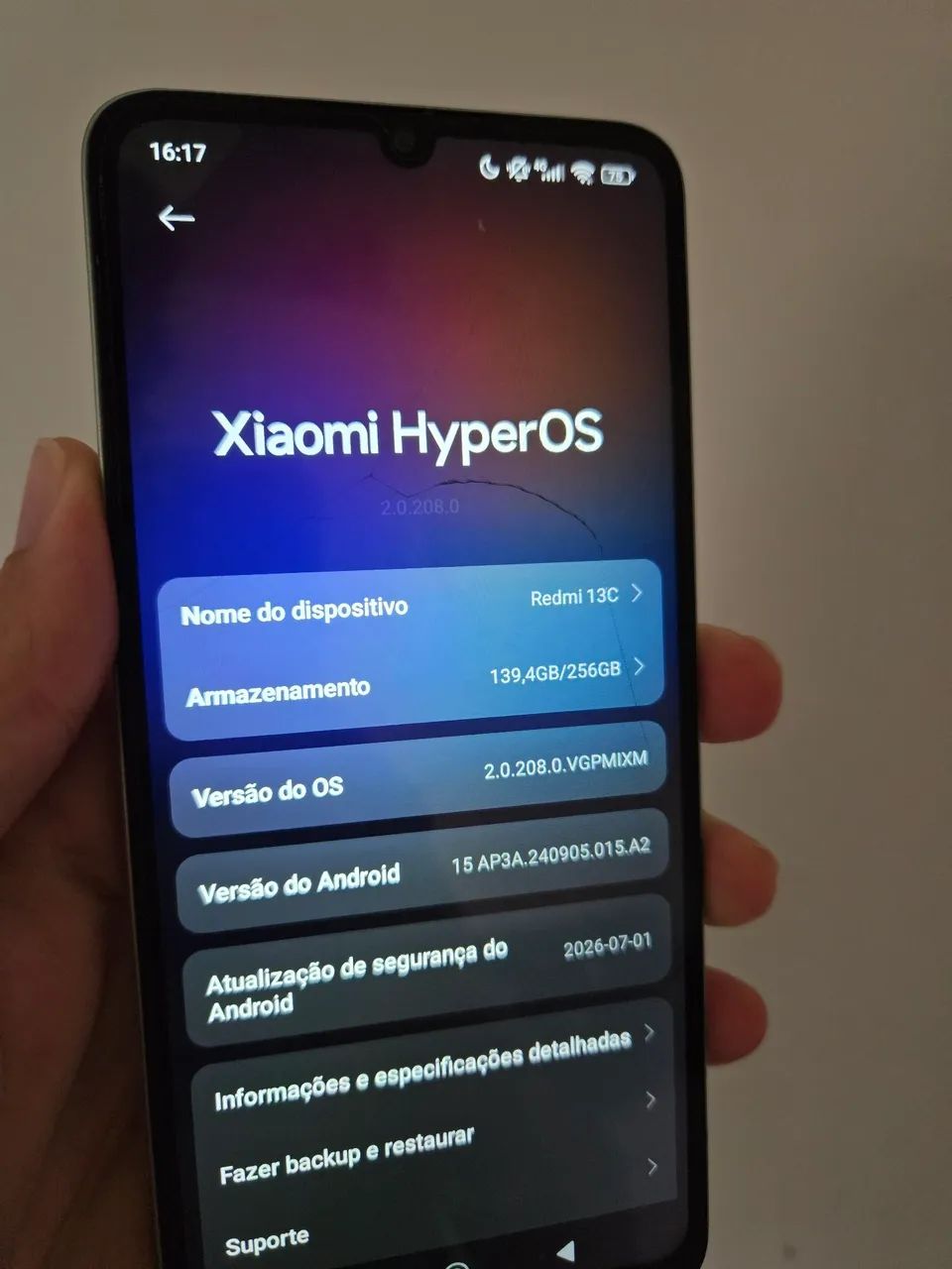 Vende-se celular Redmi 13C - Foto 3