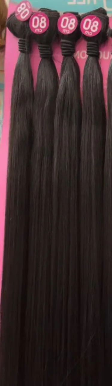 3 telas de cabelo  humanas
