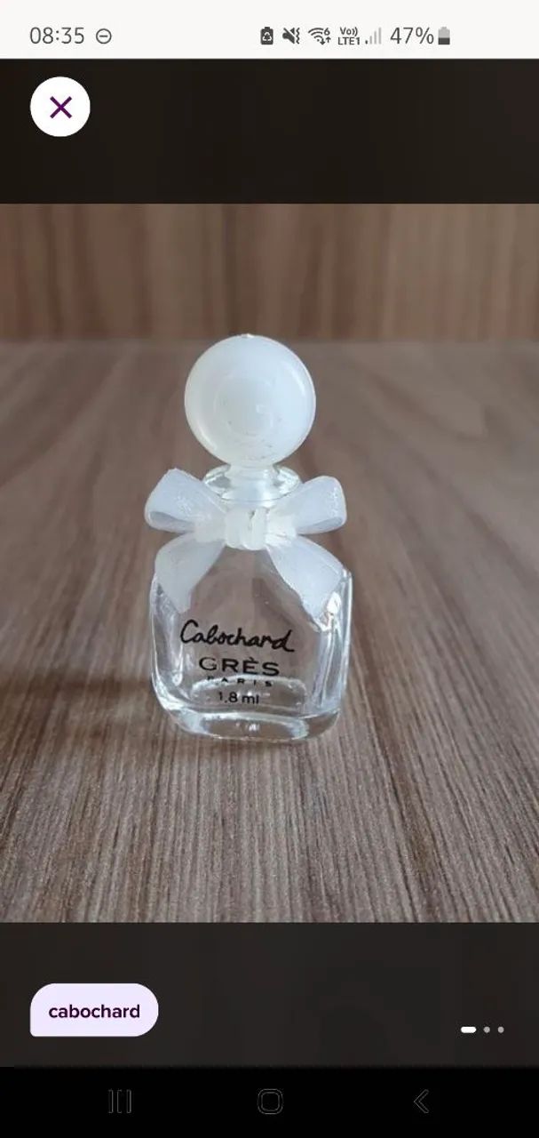 Miniatura perfume Cabochard 