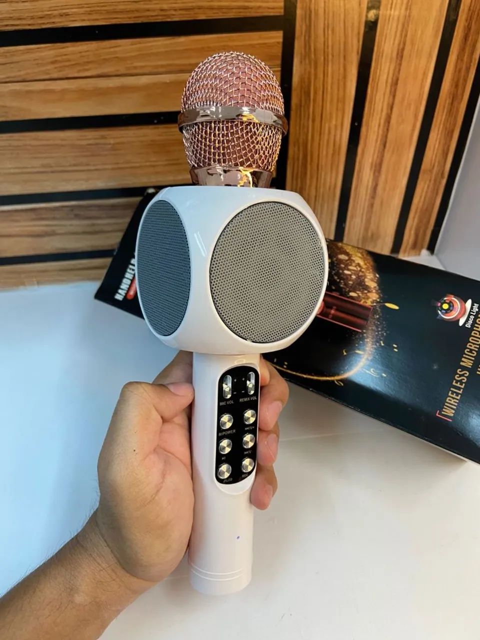 Microfone e Caixa de Som Bluetooth sem Fio - Foto 3