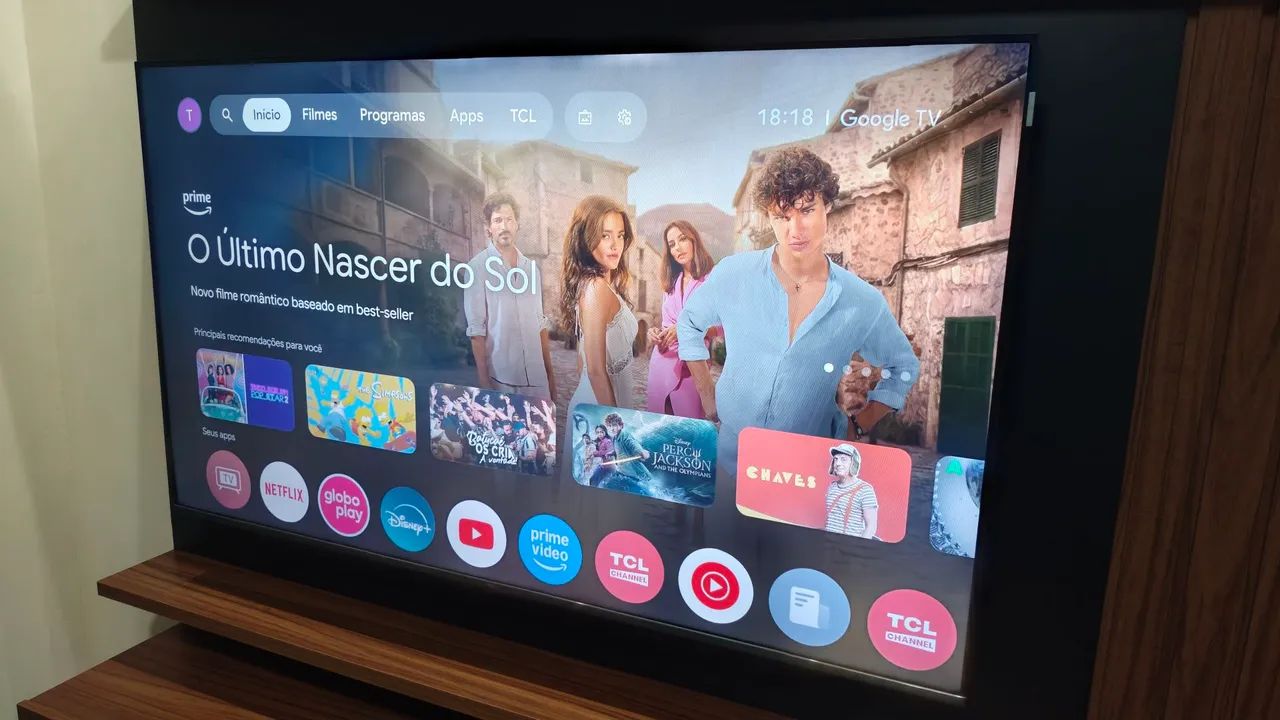 Smart Tv TCL Advanced 4K QLED 55 Polegadas com nota fiscal e na garantia completa 