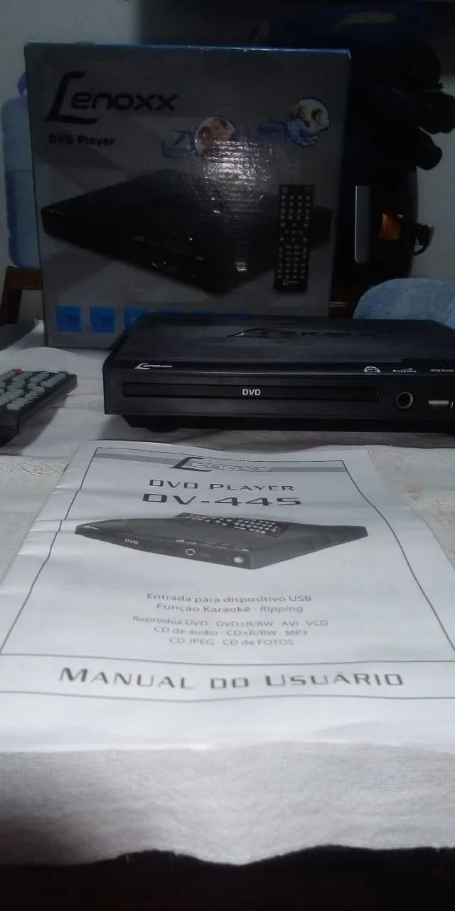 LENOXX DV-445 - DVD Player/CD/KARAOKÊ/MP3 - Foto 3