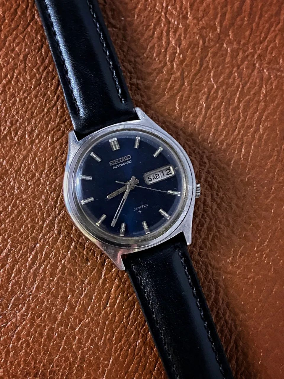 Relógio Seiko Vintage Azul