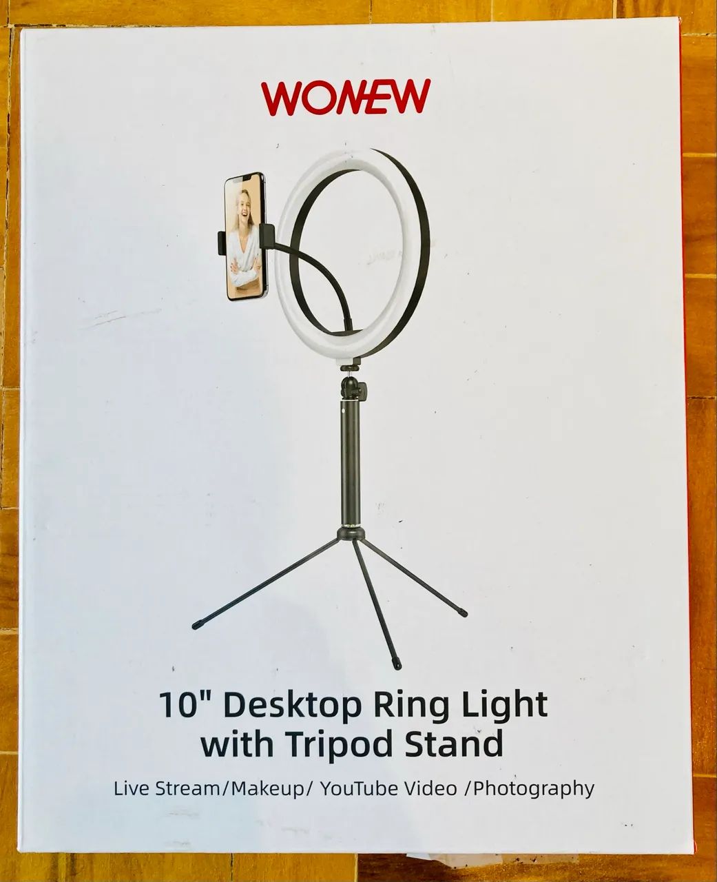 Iluminador LED - Ring Light com tripé