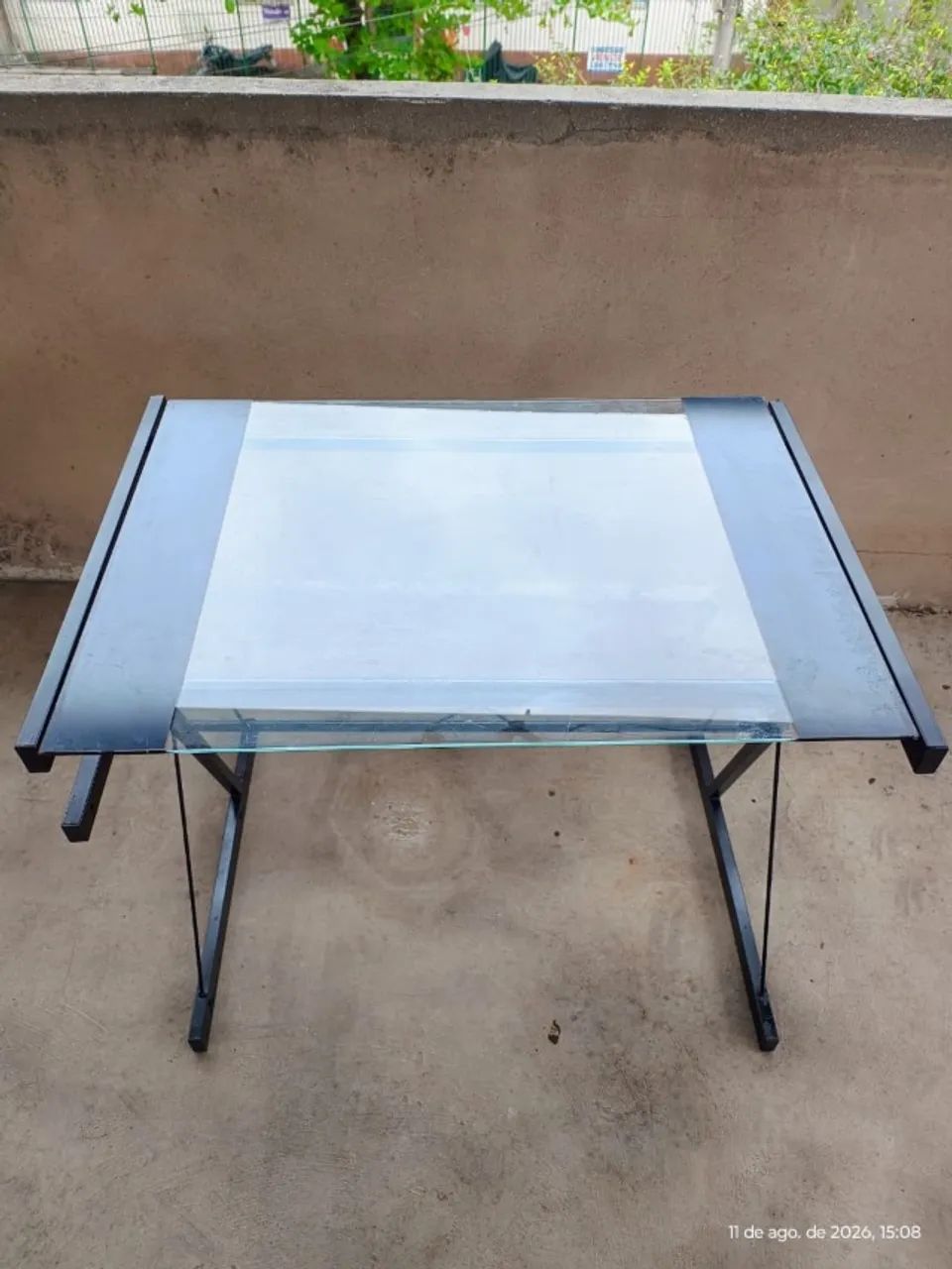 Mesa de ferro vidro temperado - Foto 2
