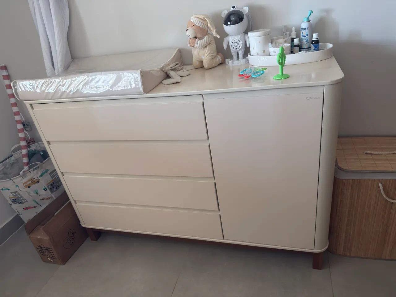 Berço evolutivo 3 em 1 com cômoda - Foto 5