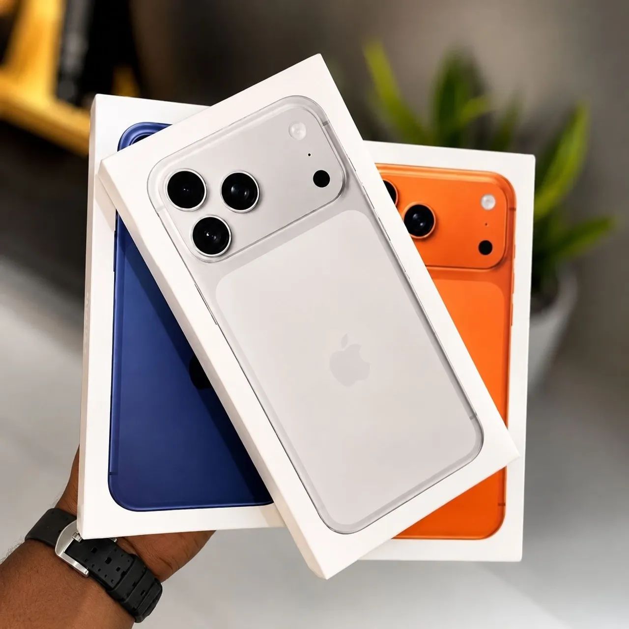 iPhone 17 pro max lacrado com 1 ano de garantia 