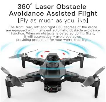 Drone L900 Se Max Com Sensor De Obstáculo 1,2km 25m - 2 Bat. Cor Laranja - Foto 3