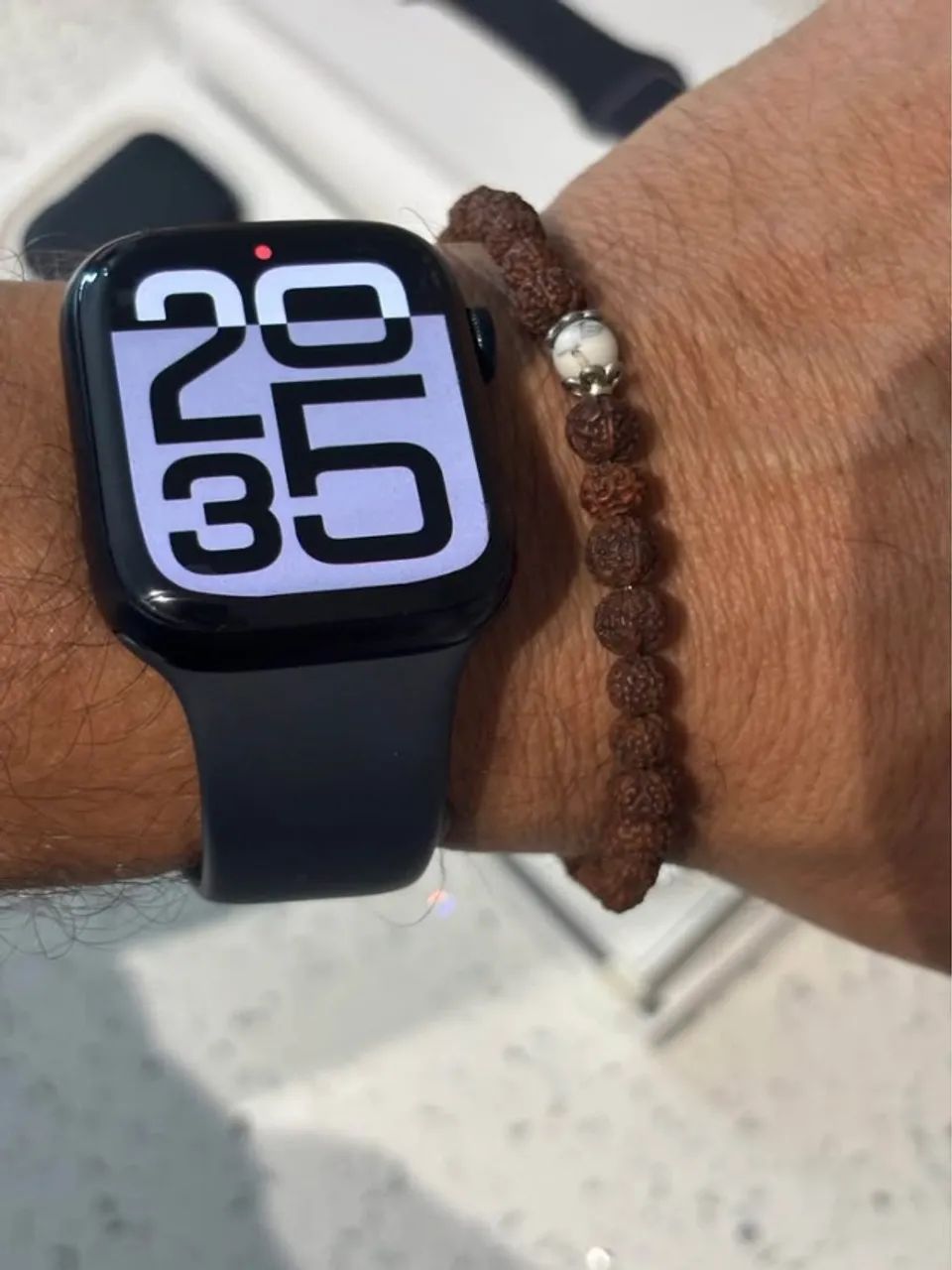 Apple Watch Series 9 45mm - Caixas e Acessórios - Impecável! - Foto 2