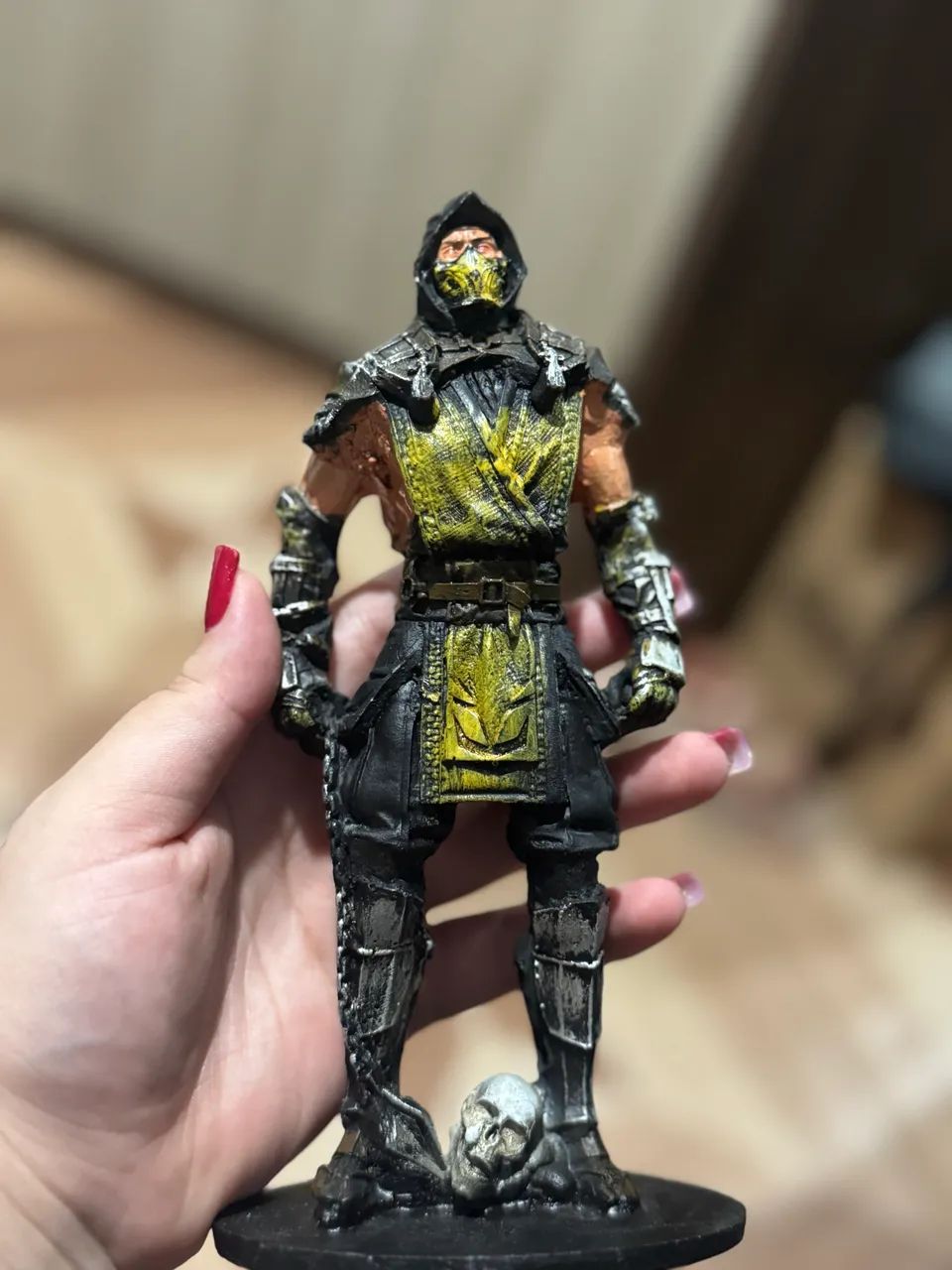 Boneco escorpion feito de resina  - Foto 5