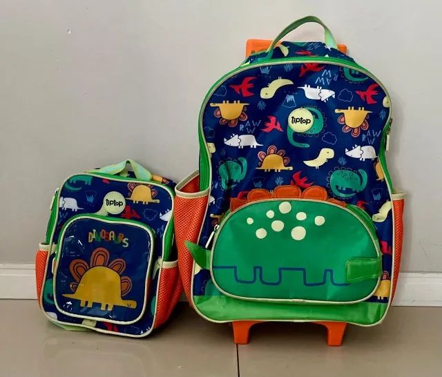 Kit Mochila Escolar e Lancheira Tip Top