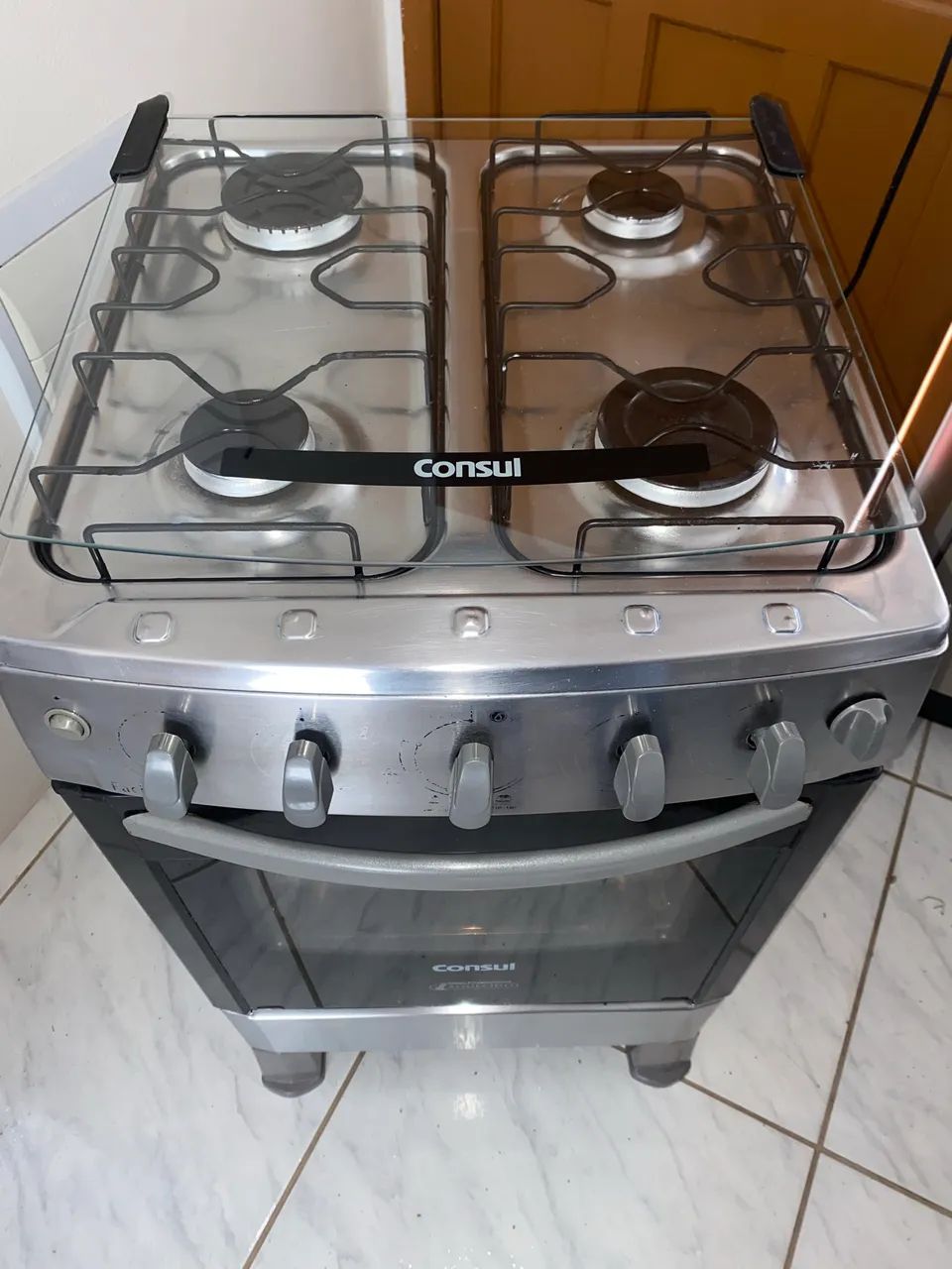 Fogão 4 Bocas Automático Usado- Entrego  - Foto 4
