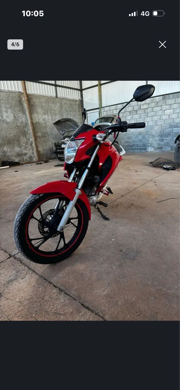 Moto bem conservada, usada apenas para ir e voltar do trabalho  - Foto 5