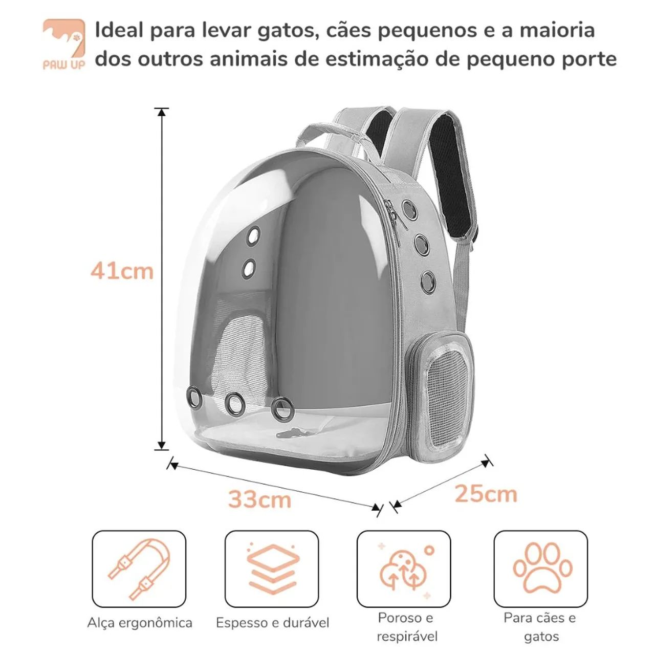 Mochila Transporte de Pets - NOVA - Foto 5