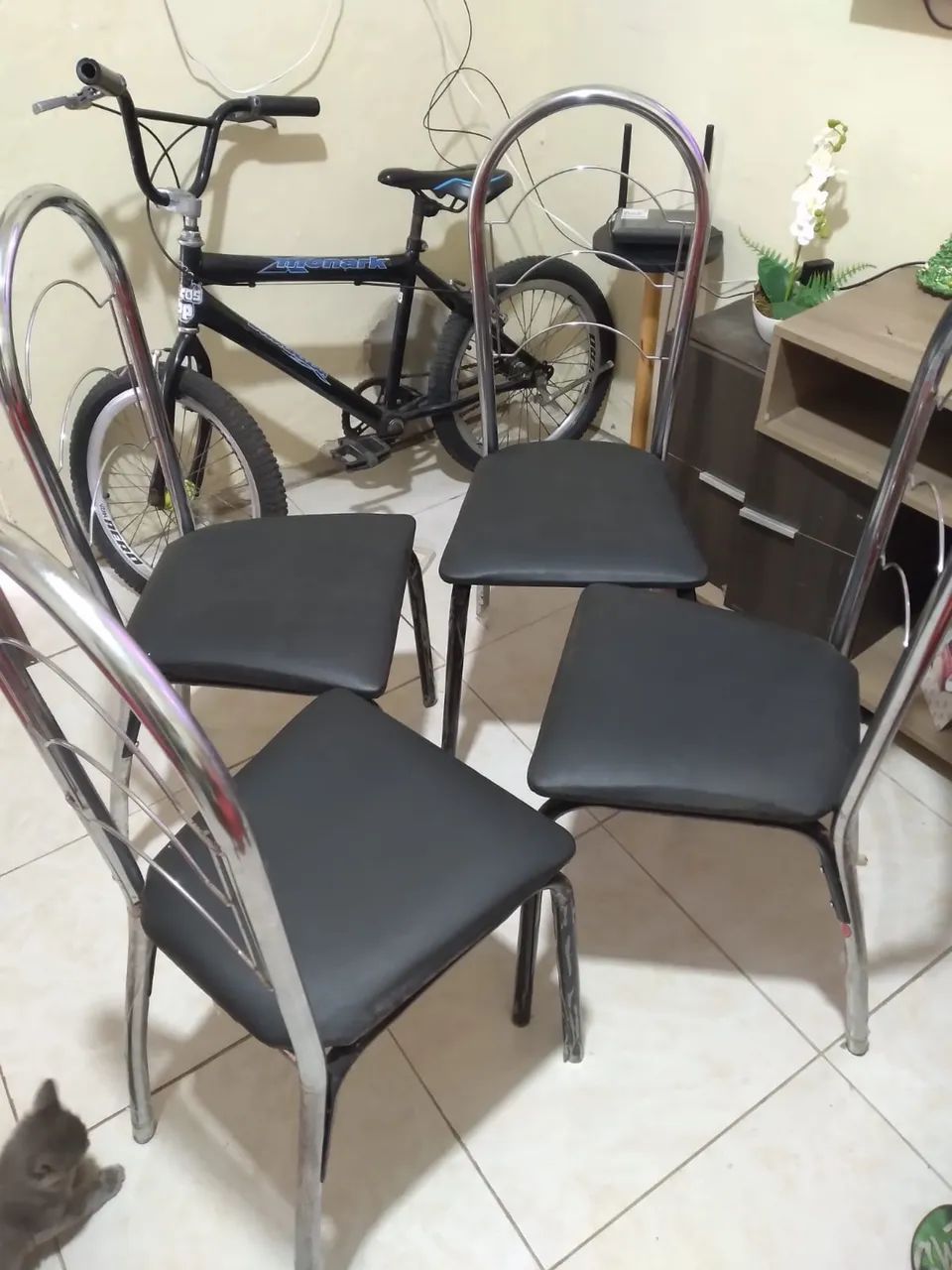 CADEIRA SALA DE JNATAR AÇO - Foto 4