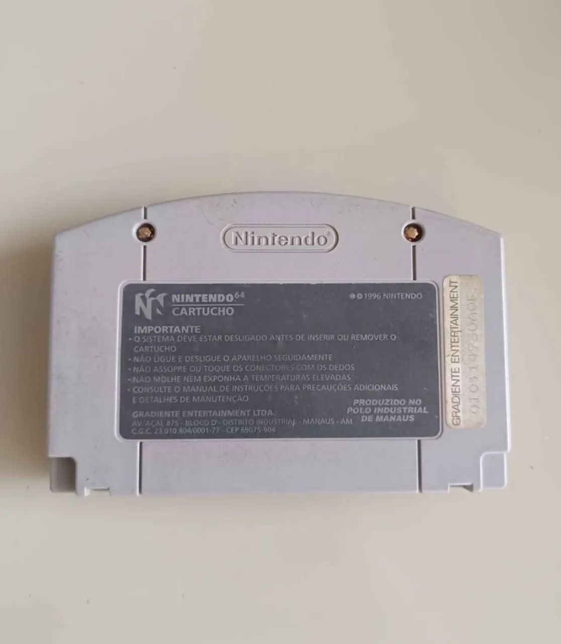 Fita original Perfect Dark selo gradiente - Foto 2