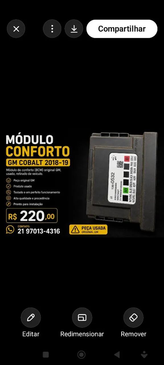 Módulo conforto 