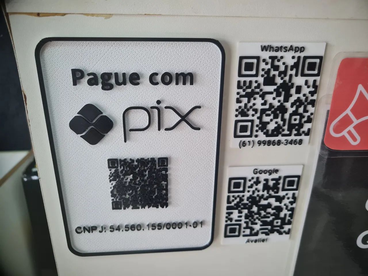 Placa Pix Fixa para Loja - Foto 2