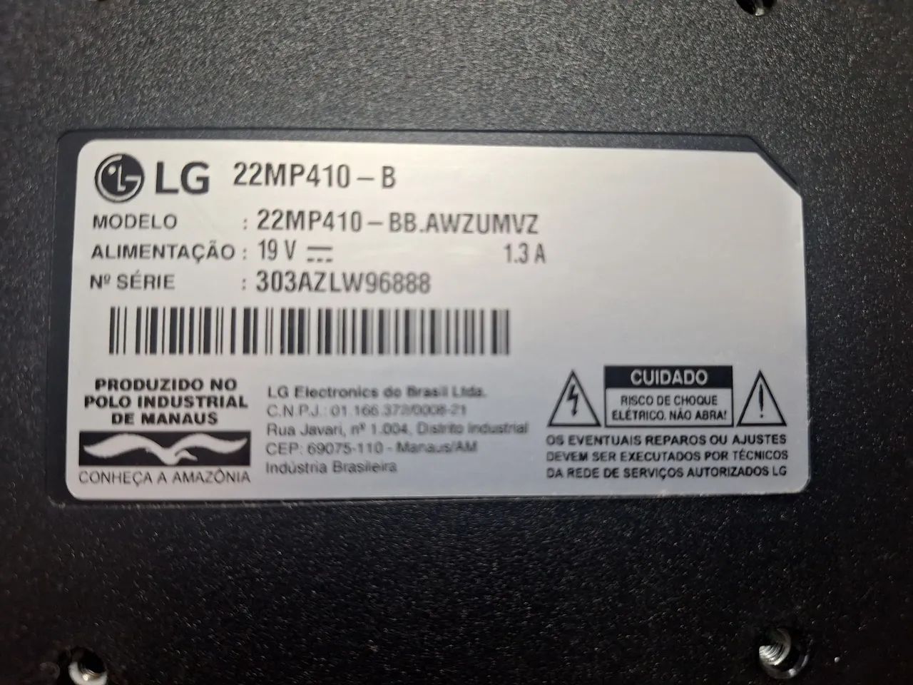 MONITOR  LG FULL HD 21,5 POLEGADAS - Foto 3