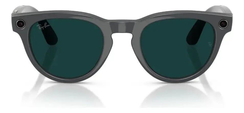 Oculos Ray-ban Meta Headliner 2 Shiny Ast Grey / Trans Emerald Transitions - Foto 2