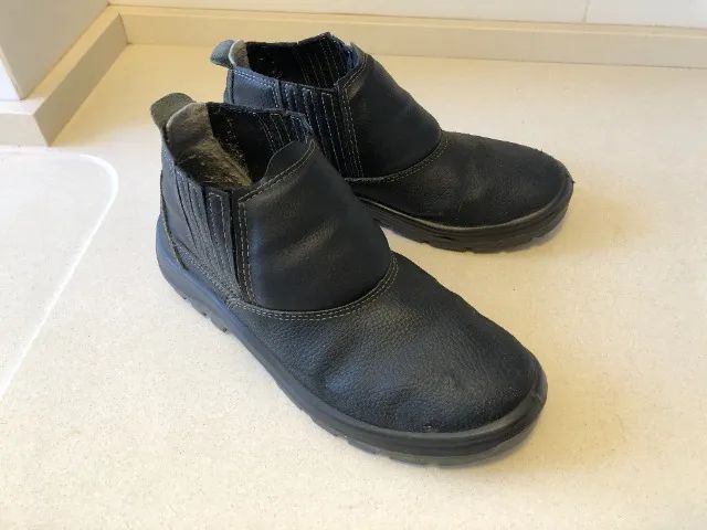 Botas De Segurança Vulcaflex - Couro E Bico De Aço - Tam. 45 - Foto 4