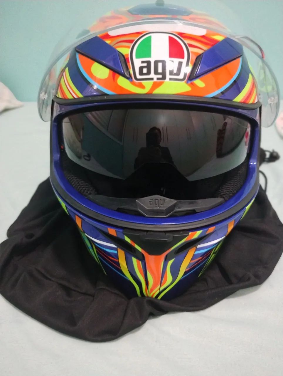Capacete Original AGV K3 SV 5 FIVE Continentes. - Foto 2