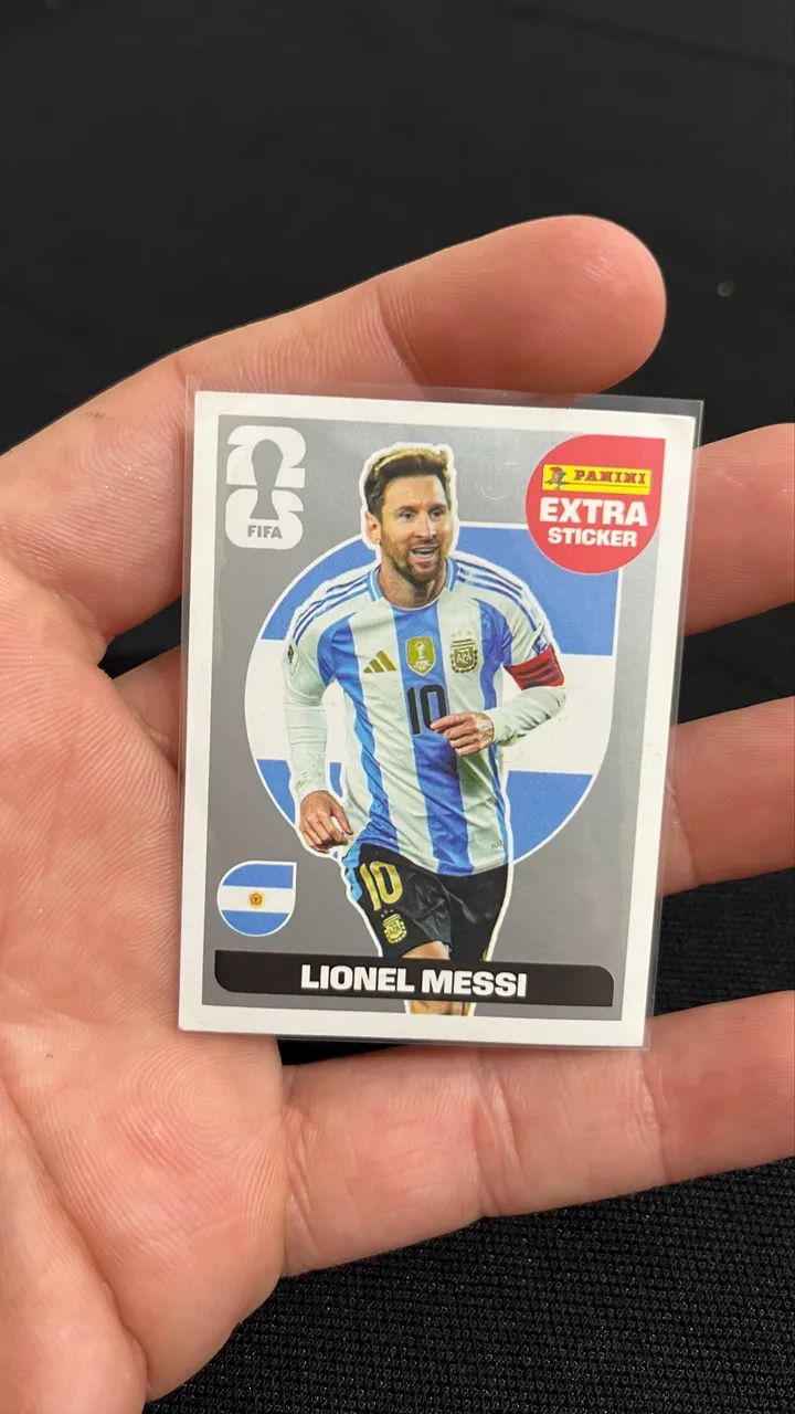 Figurinha Legend Lionel Messi Prata