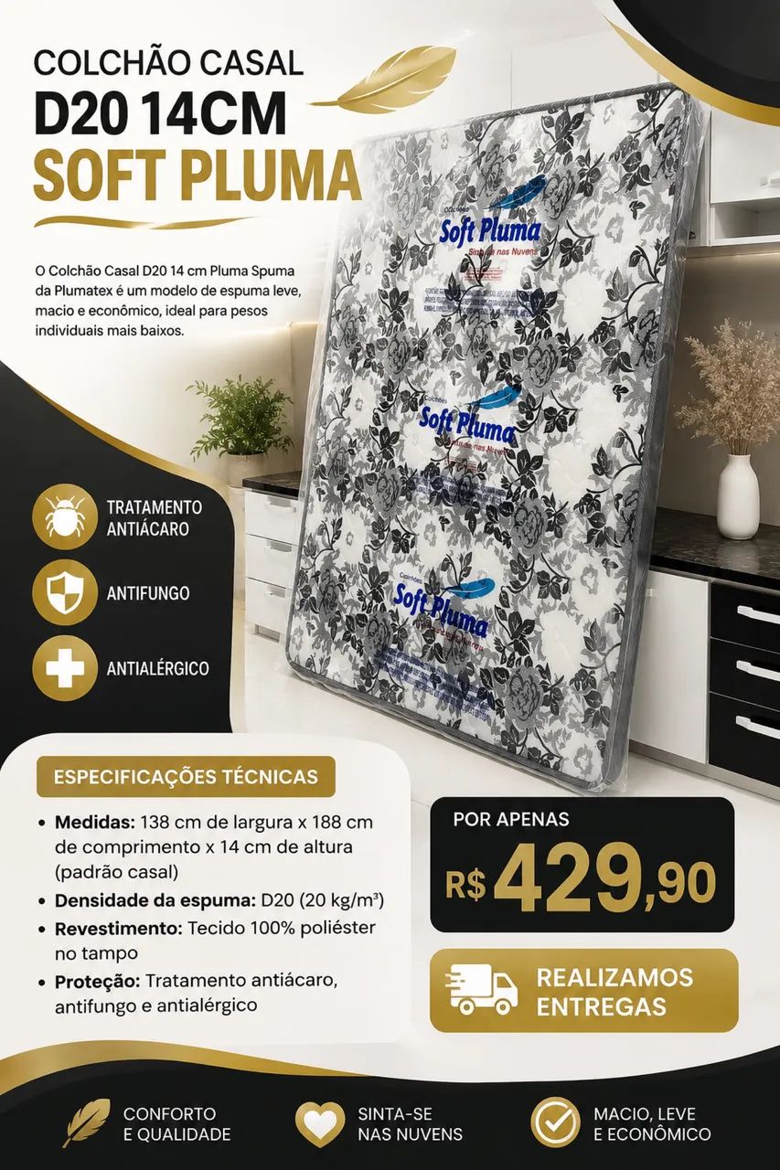 Colchão de Cama Casal  - Foto 4