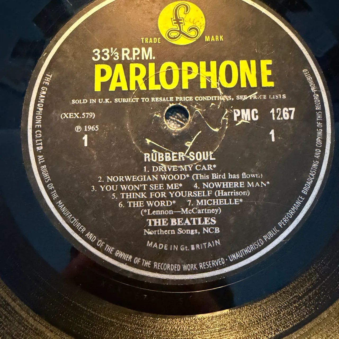 Raríssimo LP MONO BEATLES RUBBER SOUL UK disco vinil - CDs, DVDs