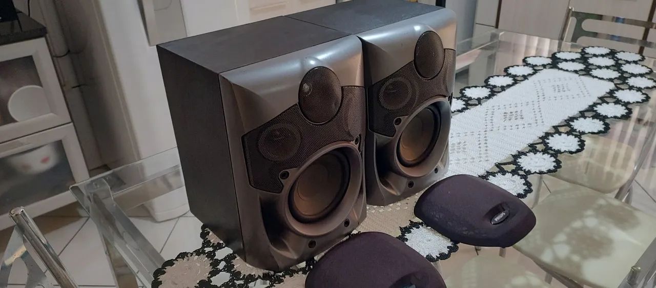 Caixas acústicas Philips fw 750c Aiwa Philips gradiente jvc panasonic cce Sharp  - Foto 4