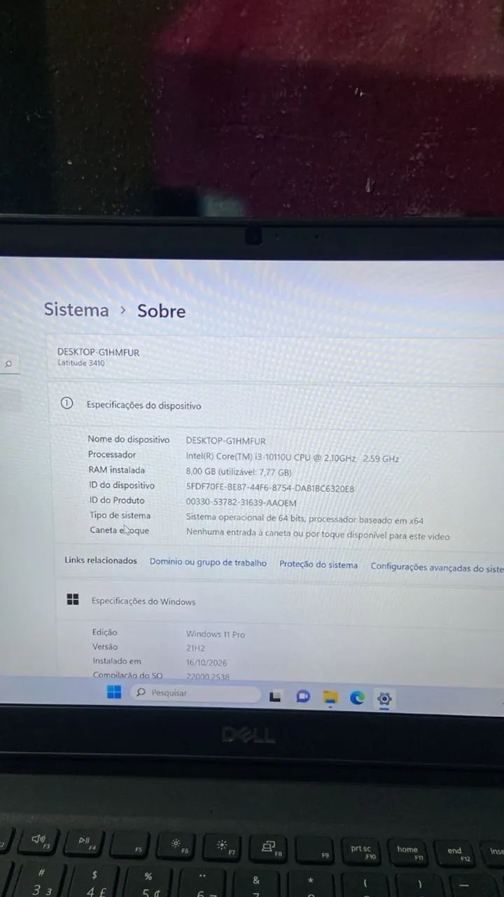 Notebook Dell / I3-10110U 2.59GHz - Foto 5