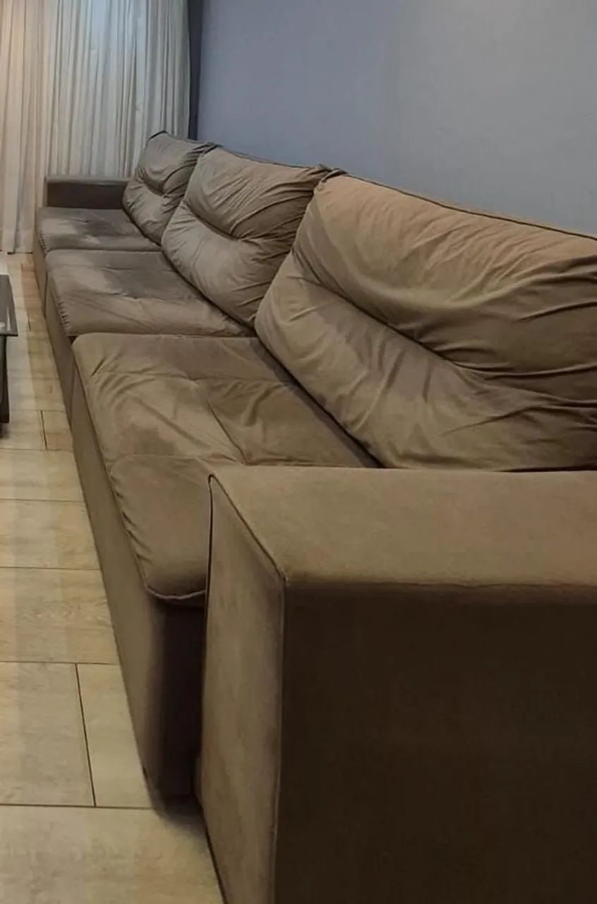 SOFÁ RETRATIL  EM 3 MÓDULOS -  3,9 M DE COMPROMENTO X 1,15 M DE LARGURA - Foto 2