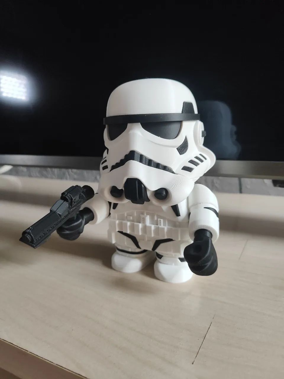 Action Figure Stormtrooper estilo Lego impresso em 3D - Foto 2