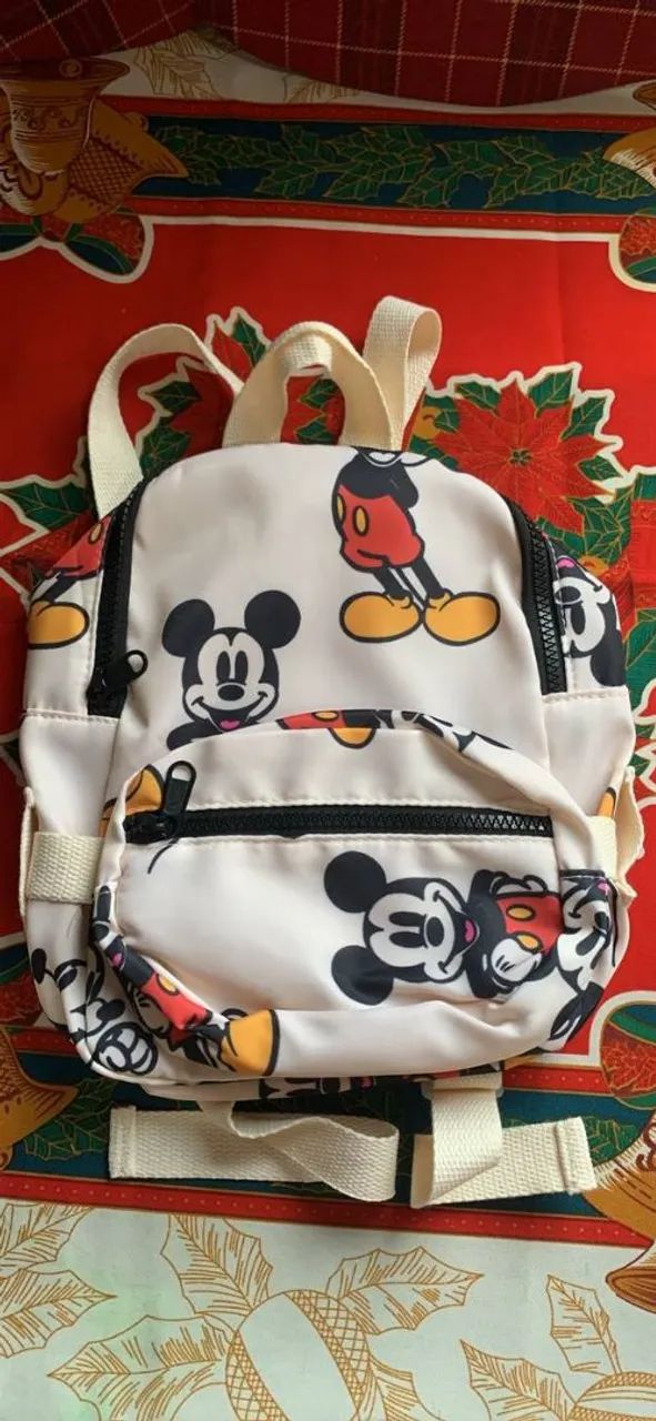 Mochila infantil Mickey passeio 