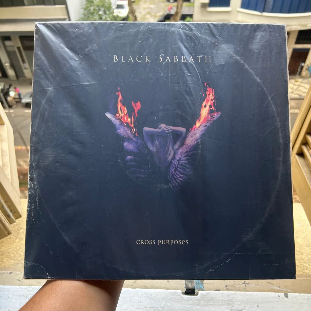 Disco de vinil LP Cross Purposes Black Sabbath 1994 impecável