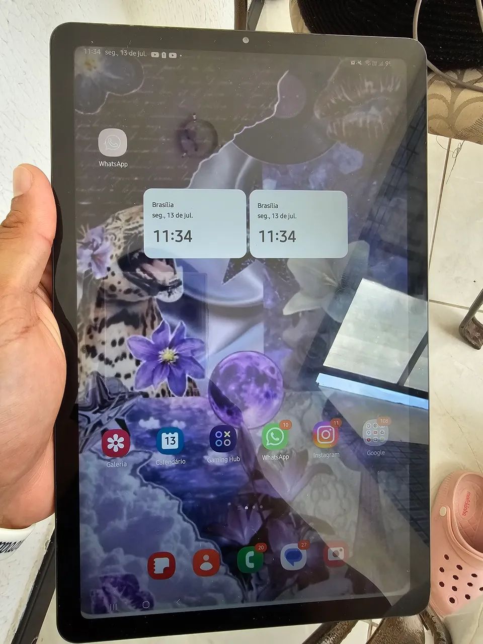Tablet Samsung S6 lite 128gb Preto - Foto 3