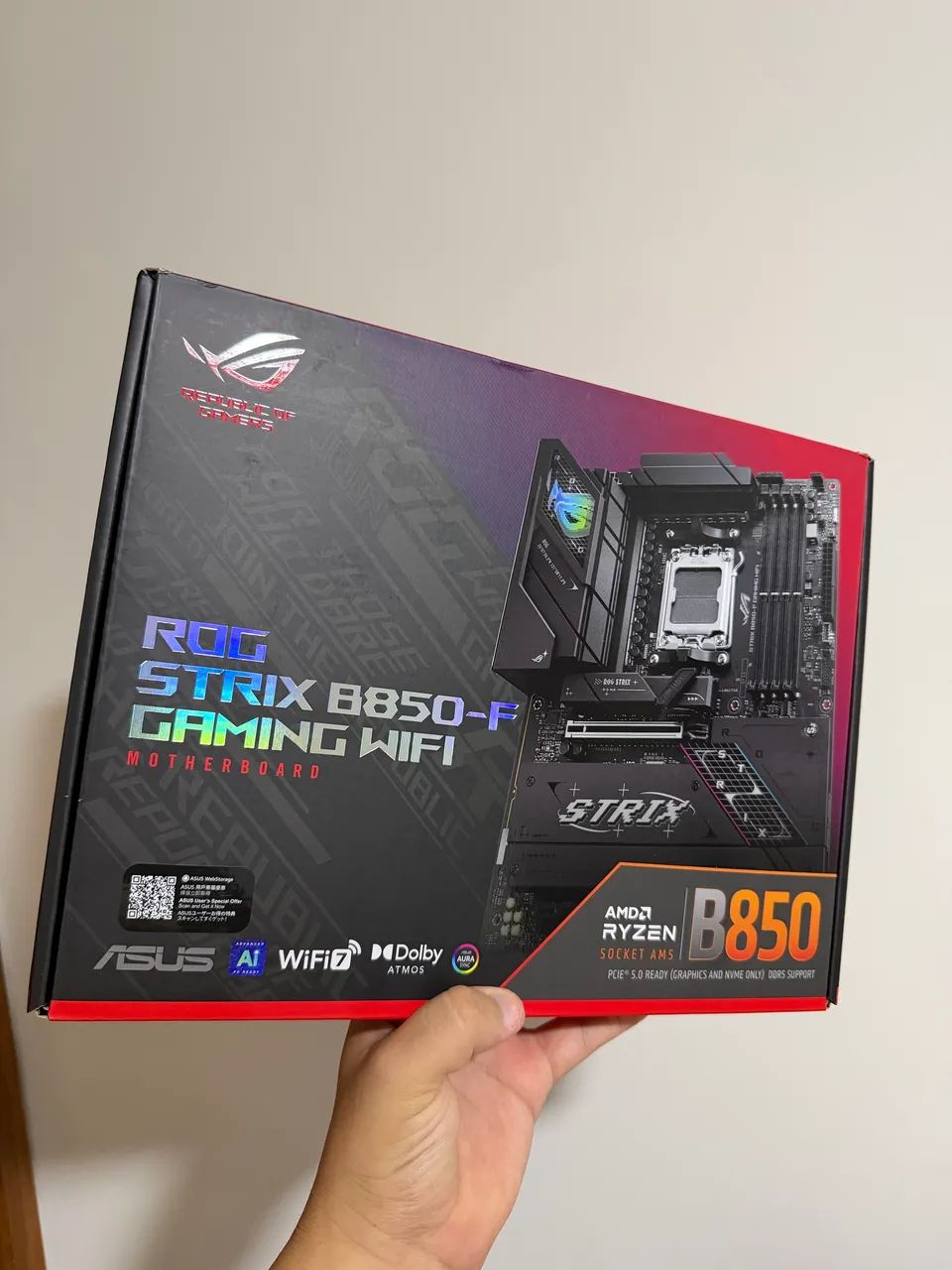 Placa mãe B850F Rogstrix Wifi