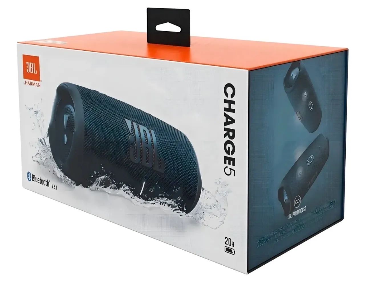 Caixa de som JBL Charge 5 Original Azul Nova  - Foto 4