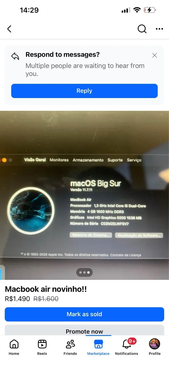 Mac air 2013 novinho! - Foto 3