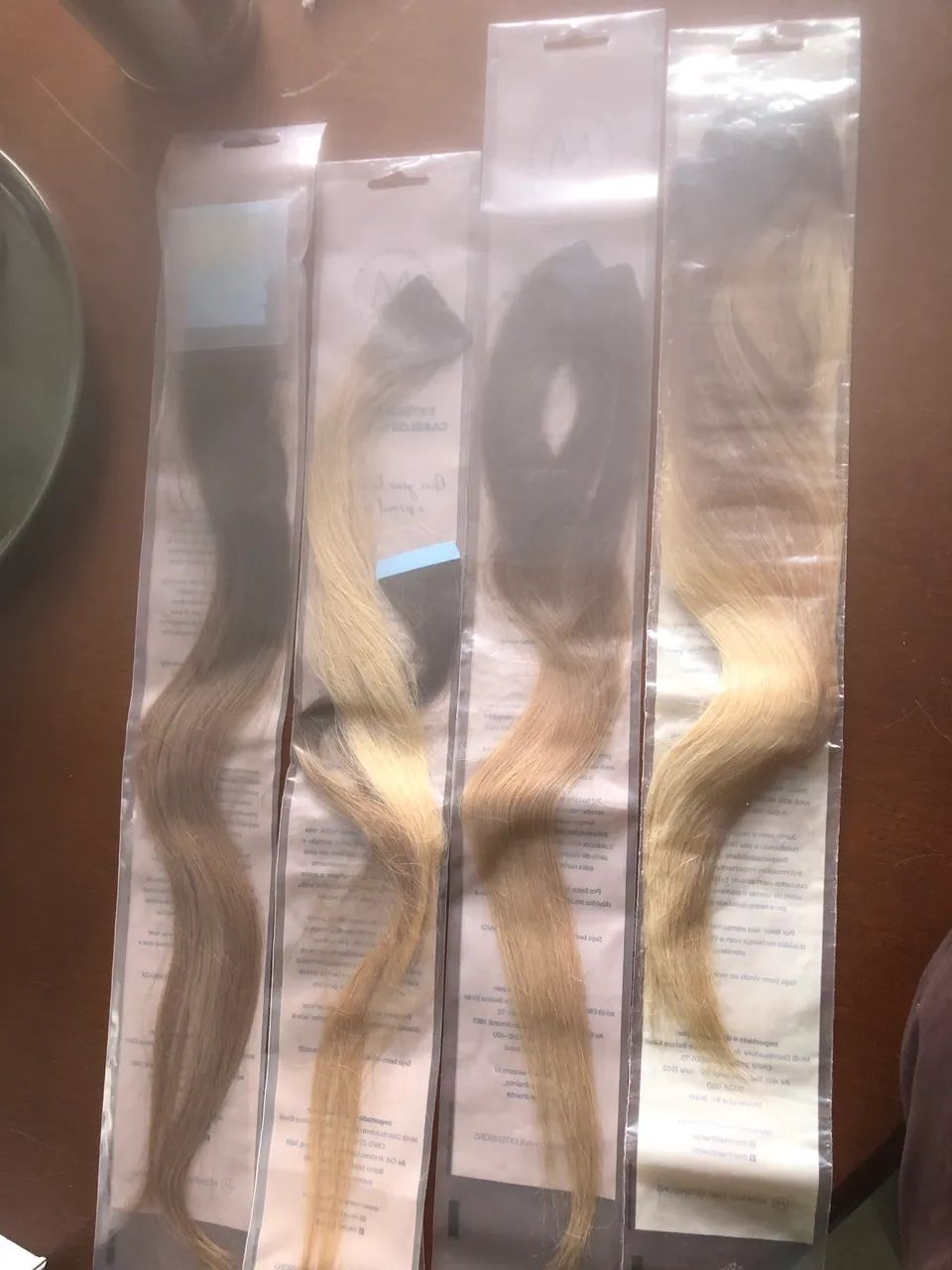 Aplique de cabelo mix mermaid cor doce de leite - Foto 5