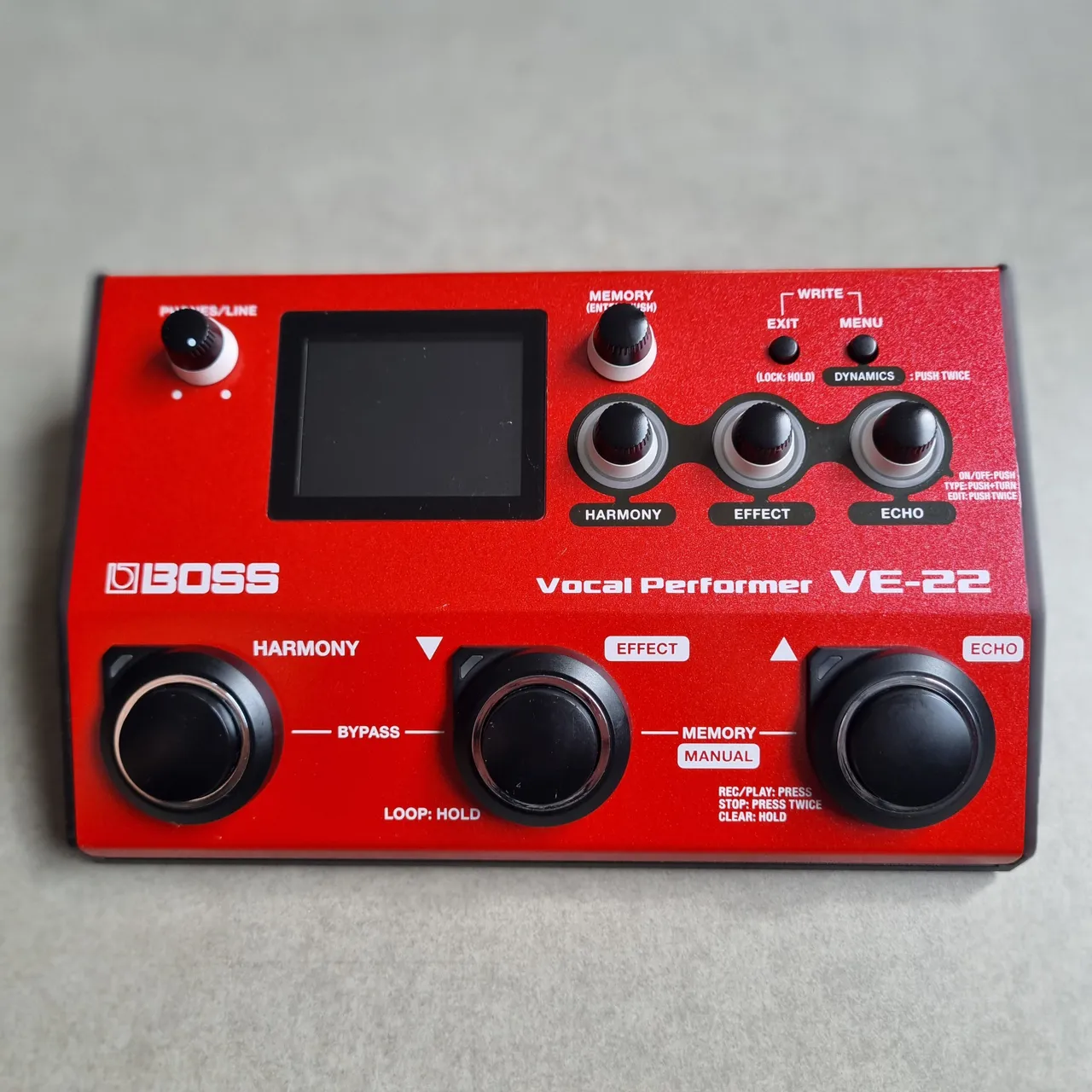 Pedal boss ve-20 com fonte original para voz - Instrumentos